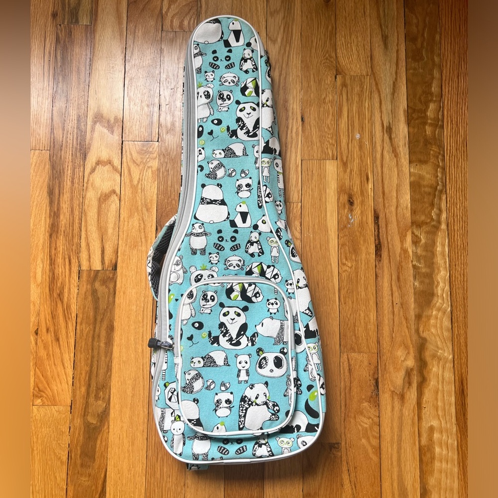 Kids 1/2size violin/ukelele carrying case soft cover - Pandas!